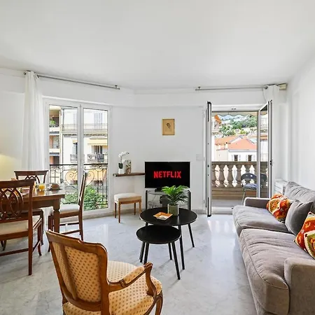 Le Coq Saint-roch - Parking - Ac - Wifi Lägenhet Menton